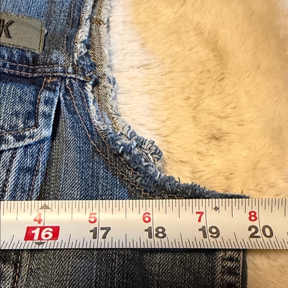 American Eagle Outfitters Blue Denim Vest with Patches Size L BNWT RARE - Picture 5 of 7